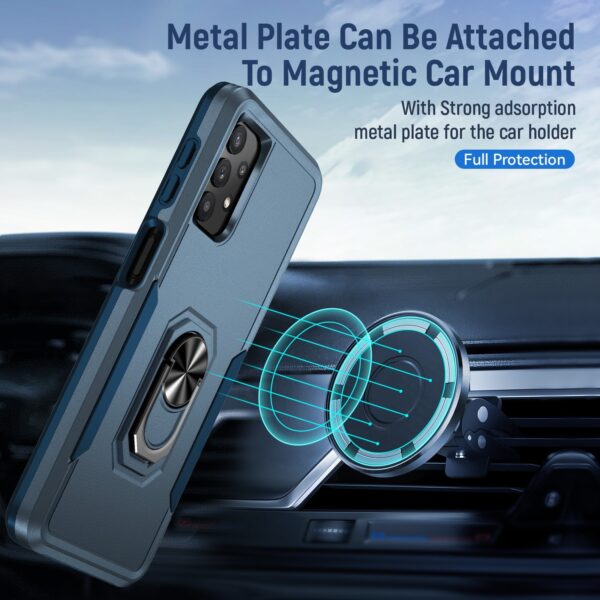 Forcell Samsung Galaxy A32 5G Pioneer Armor Holder Θήκη Σκληρή - Blue