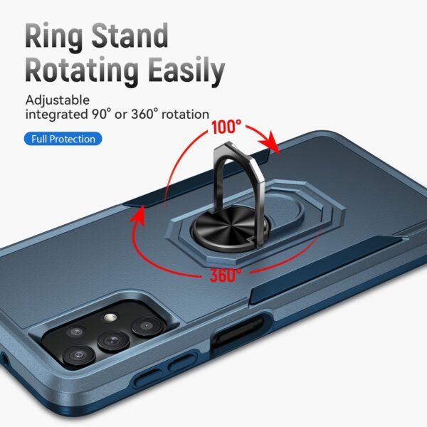 Forcell Samsung Galaxy A32 5G Pioneer Armor Holder Θήκη Σκληρή - Blue