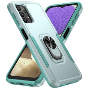 Forcell Samsung Galaxy A32 5G Pioneer Armor Holder Θήκη Σκληρή - Green