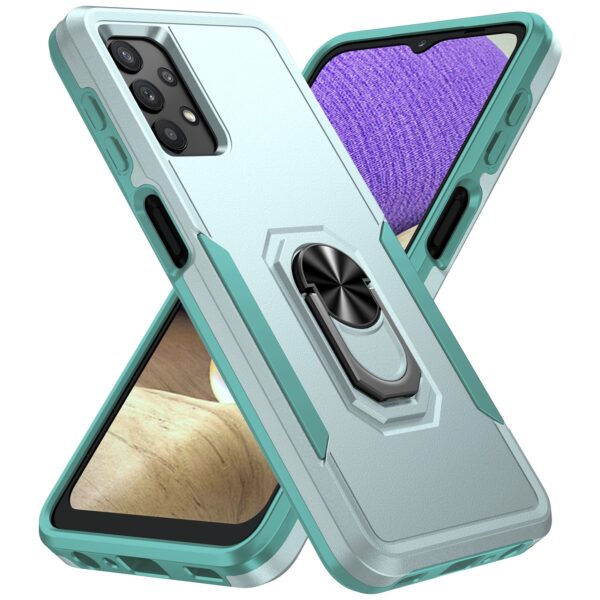 Forcell Samsung Galaxy A32 5G Pioneer Armor Holder Θήκη Σκληρή - Green Forcell Samsung Galaxy A32 5G Pioneer Armor Holder Θήκη Σκληρή - Green