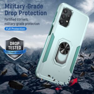 Forcell Samsung Galaxy A32 5G Pioneer Armor Holder Θήκη Σκληρή - Green