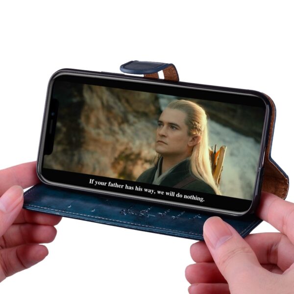 Tel1 Samsung Galaxy A32 4G Oil Wax Texture Horizontal Flip Θήκη Βιβλίο - Brown