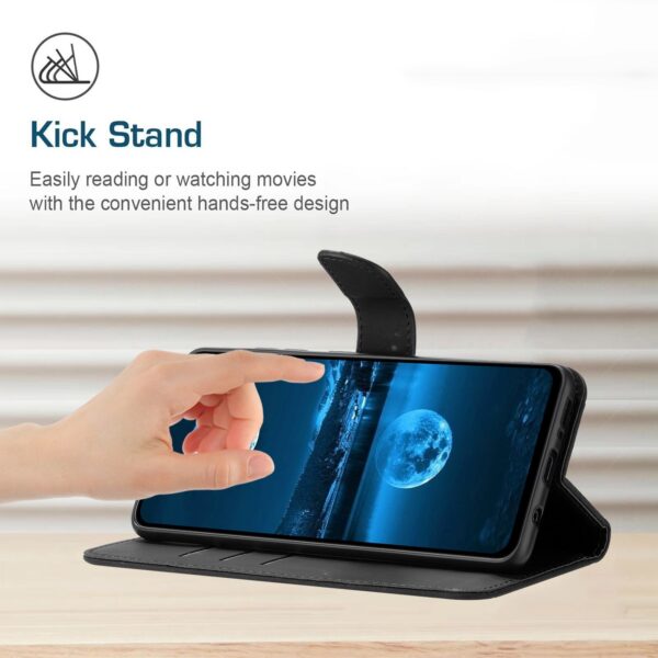 Tel1 TCL 40 NxtPaper 4G / TCL 50 SE Stitching Embossed Θήκη Βιβλίο - Black