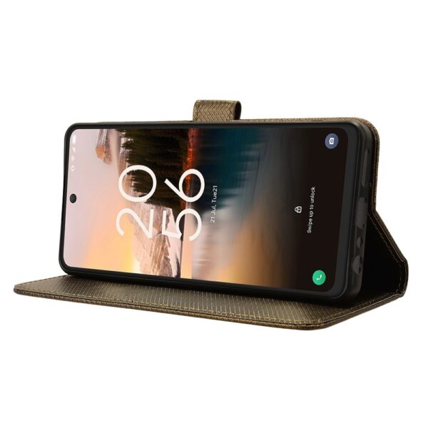 Tel1 TCL 40 NXTpaper 4G Diamond Texture Θήκη Βιβλίο - Brown