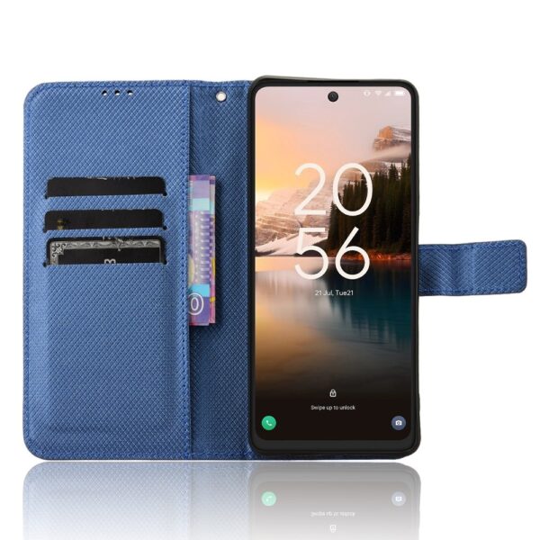 Tel1 TCL 40 NXTpaper 4G Diamond Texture Θήκη Βιβλίο - Blue