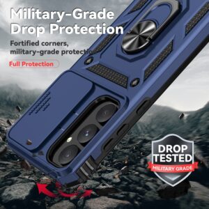 Forcell Samsung Galaxy A55 5G / A35 5G Sliding Camshield Holder Θήκη Σκληρή - Blue