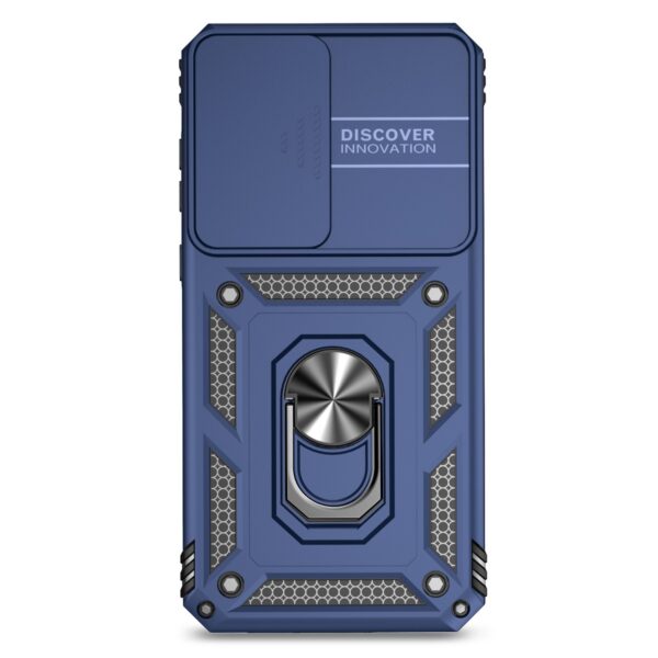 Forcell Samsung Galaxy A55 5G / A35 5G Sliding Camshield Holder Θήκη Σκληρή - Blue