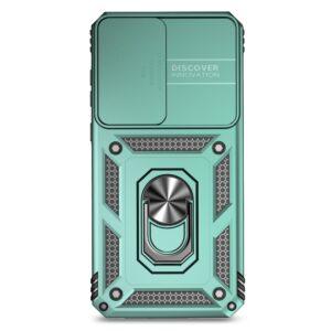 Forcell Samsung Galaxy A55 5G / A35 5G Sliding Camshield Holder Θήκη Σκληρή - Green