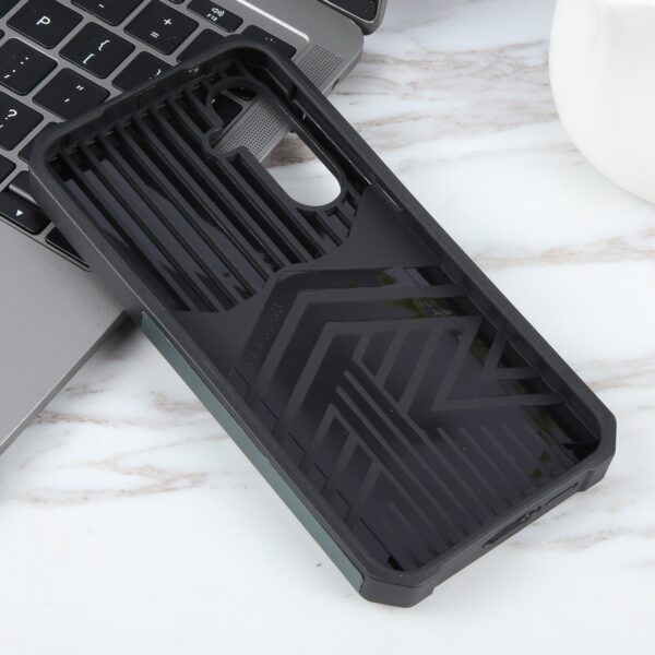 Forcell Samsung Galaxy A55 5G Camera Shield & Stand Θήκη Σκληρή - Green