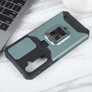 Forcell Samsung Galaxy A55 5G Camera Shield & Stand Θήκη Σκληρή - Green