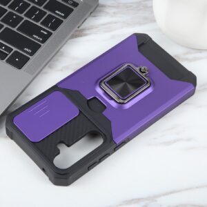 Forcell Samsung Galaxy A55 5G Camera Shield & Stand Θήκη Σκληρή - Purple