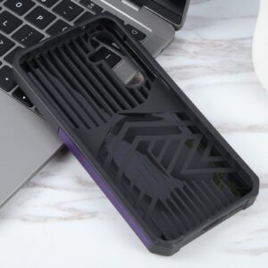 Forcell Samsung Galaxy A55 5G Camera Shield & Stand Θήκη Σκληρή - Purple