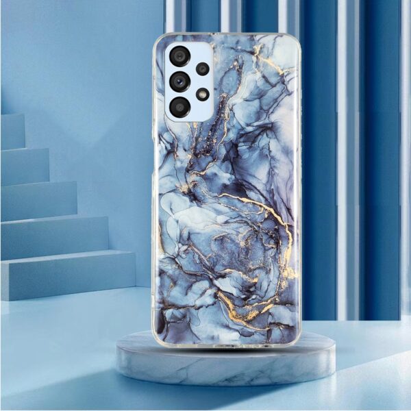 Forcell Samsung Galaxy A53 5G Marble Pattern Θήκη Σκληρή - Grey