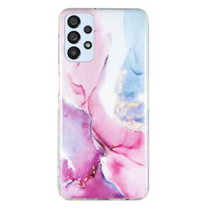 Forcell Samsung Galaxy A53 5G Marble Pattern Θήκη Σκληρή - Pink Blue