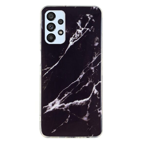Forcell Samsung Galaxy A53 5G Marble Pattern Θήκη Σκληρή - Black