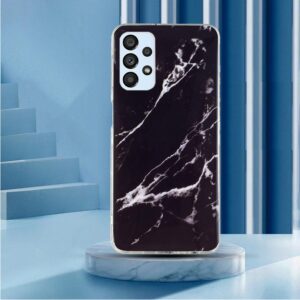 Forcell Samsung Galaxy A53 5G Marble Pattern Θήκη Σκληρή - Black