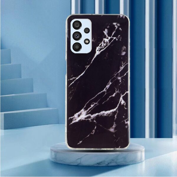 Forcell Samsung Galaxy A53 5G Marble Pattern Θήκη Σκληρή - Black