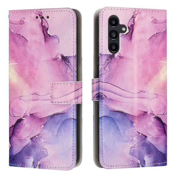 Tel1 Samsung Galaxy A54 5G Painted Marble Pattern Θήκη Βιβλίο με Σχέδιο