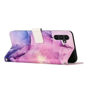 Tel1 Samsung Galaxy A54 5G Painted Marble Pattern Θήκη Βιβλίο με Σχέδιο