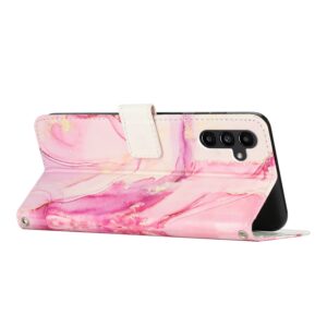 Tel1 Samsung Galaxy A54 5G Painted Marble Pattern Θήκη Βιβλίο με Σχέδιο