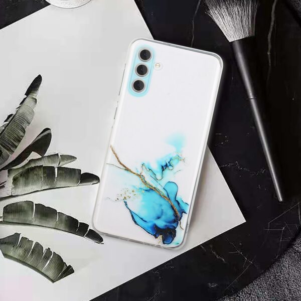 Forcell Samsung Galaxy A54 5G Hollow Marble Pattern Precise Hole Θήκη Σιλικόνης με Σχέδιο