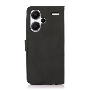KHAZNEH Xiaomi Redmi Note 13 Pro Plus 5G Matte Texture Θήκη Βιβλίο - Black