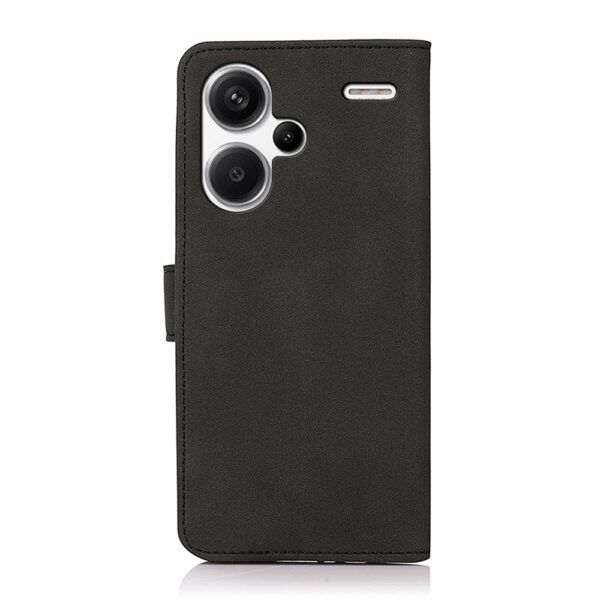 KHAZNEH Xiaomi Redmi Note 13 Pro Plus 5G Matte Texture Θήκη Βιβλίο - Black
