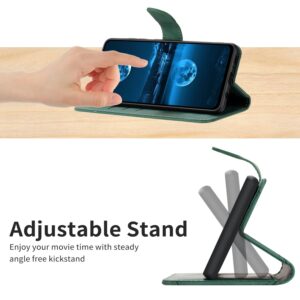 Tel1 Samsung Galaxy A53 5G Stitching Embossed Θήκη Βιβλίο - Green