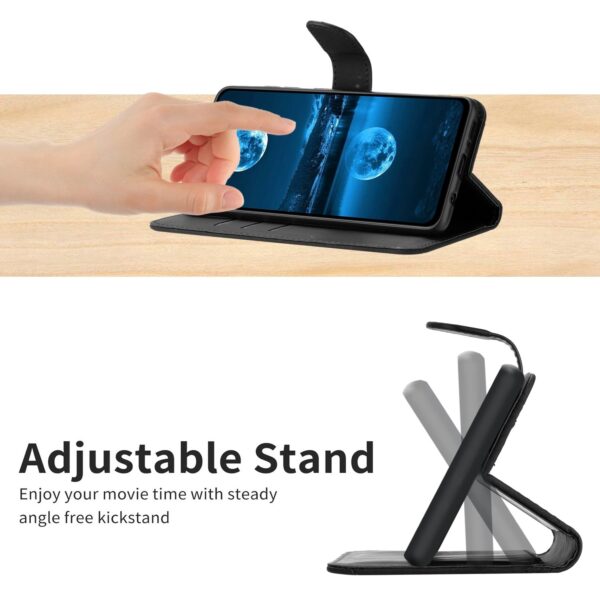 Tel1 Samsung Galaxy A53 5G Stitching Embossed Θήκη Βιβλίο - Black