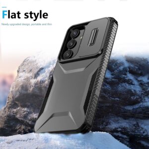 Forcell Samsung Galaxy S24 5G / S25 5G Sliding Camshield Θήκη Σκληρή - Black