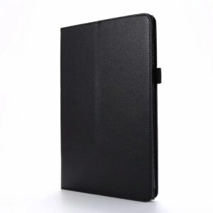 Θήκη Samsung Galaxy Tab A7 10.4'' T500/T505 Μαύρο Litchi Texture Horizontal Solid Color Case with Holder Black
