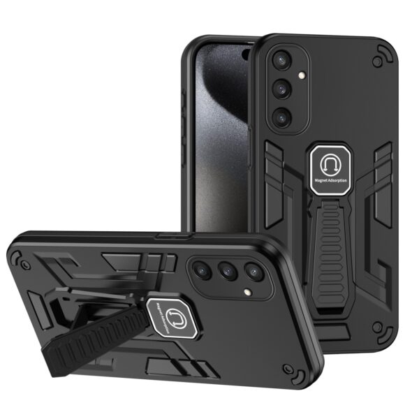 Forcell Samsung Galaxy S24 Plus 5G Shockproof Holder Θήκη Σκληρή - Black
