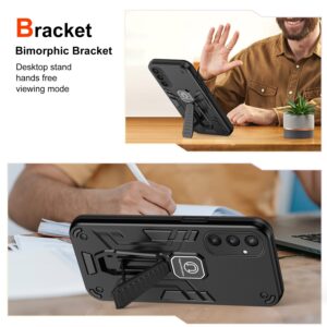 Forcell Samsung Galaxy S24 Plus 5G Shockproof Holder Θήκη Σκληρή - Black