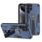 Forcell Samsung Galaxy S24 Ultra 5G Shockproof Holder Θήκη Σκληρή - Blue