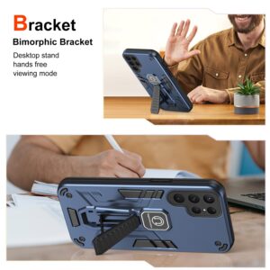 Forcell Samsung Galaxy S24 Ultra 5G Shockproof Holder Θήκη Σκληρή - Blue