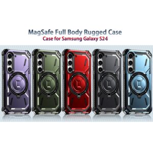 Forcell Samsung Galaxy S24 5G Armor Series Holder Θήκη Σκληρή - Black