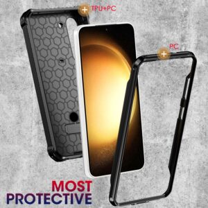 Forcell Samsung Galaxy S24 5G Armor Series Holder Θήκη Σκληρή - Black