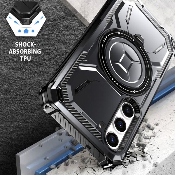 Forcell Samsung Galaxy S24 5G Armor Series Holder Θήκη Σκληρή - Black