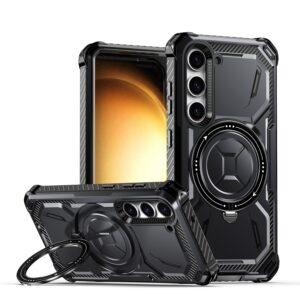 Forcell Samsung Galaxy S24 Plus 5G Armor Series Holder Θήκη Σκληρή - Black