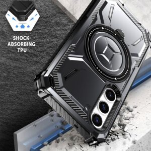 Forcell Samsung Galaxy S24 Plus 5G Armor Series Holder Θήκη Σκληρή - Black