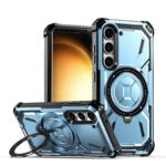 Forcell Samsung Galaxy S24 Plus 5G Armor Series Holder Θήκη Σκληρή - Blue