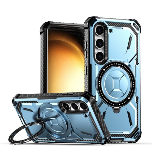Forcell Samsung Galaxy S24 Plus 5G Armor Series Holder Θήκη Σκληρή - Blue Forcell Samsung Galaxy S24 Plus 5G Armor Series Holder Θήκη Σκληρή - Blue