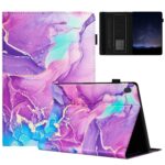 Θήκη Lenovo Tab M10 X605 / X505 Μωβ Marble Litchi Smart Tablet Case Purple