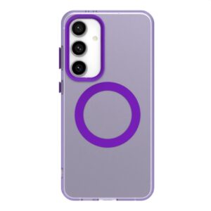 Forcell Samsung Galaxy S24 Plus 5G MagSafe Hybrid Θήκη Σιλικόνης - Purple