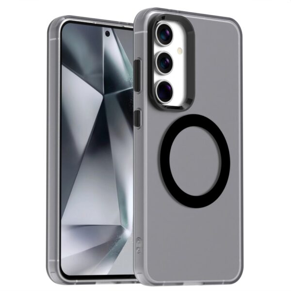 Forcell Samsung Galaxy S24 Plus 5G MagSafe Hybrid Θήκη Σιλικόνης - Black