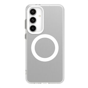 Forcell Samsung Galaxy S24 Plus 5G MagSafe Hybrid Θήκη Σιλικόνης - White