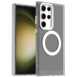 Forcell Samsung Galaxy S24 Ultra 5G MagSafe Hybrid Θήκη Σιλικόνης Διάφανη - White