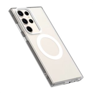 Forcell Samsung Galaxy S24 Ultra 5G MagSafe Hybrid Θήκη Σιλικόνης Διάφανη - White