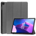 Θήκη Lenovo Tab M10 10.1" (3rd Gen) Γκρι Custer Texture 3-Fold Holder Tablet Case Gray
