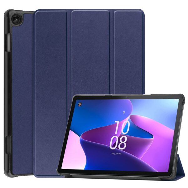 Θήκη Lenovo Tab M10 10.1" (3rd Gen) Μπλε Custer Texture 3-Fold Holder Tablet Case Blue